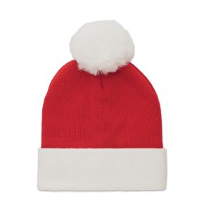 Gorro de punto navideño