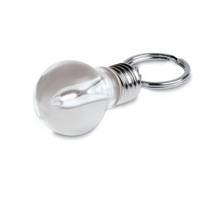 Llavero forma bombilla con luz