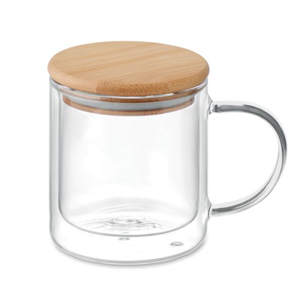 Taza Borosilicato Doble Pared