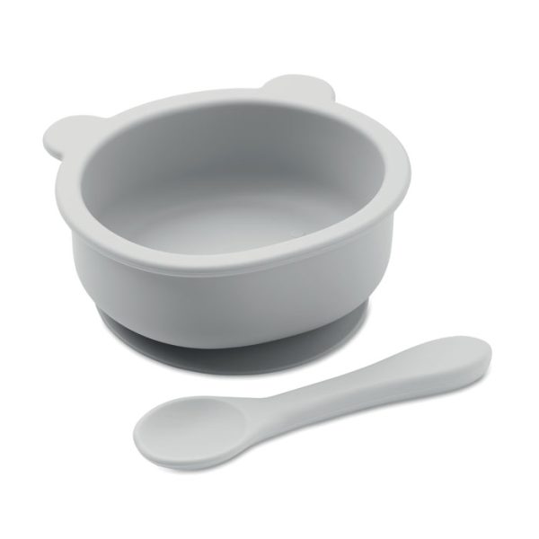Bol Silicona Bebé con Cuchara