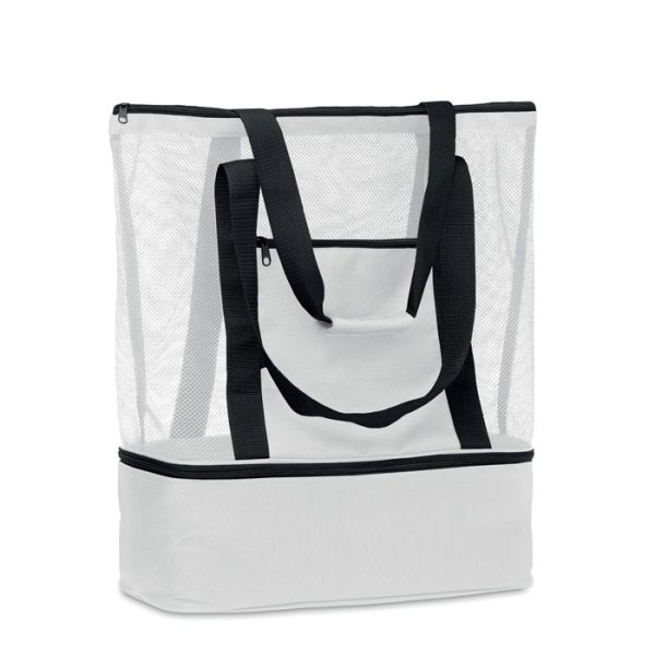 Bolsa Playa 600d Rpet en color Blanco