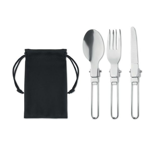 Set Cubiertos Camping 3 Pcs