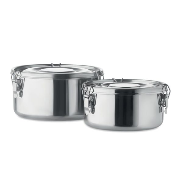 Set Fiambreras de Acero Inox.