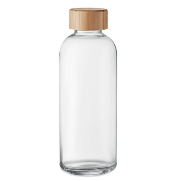 Botella 650 Ml Tapa de Bambú