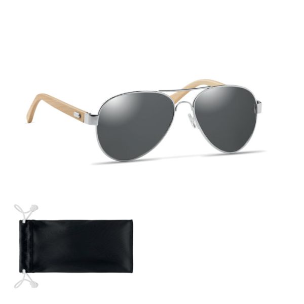Gafas de Sol de Bambú en Bolsa
