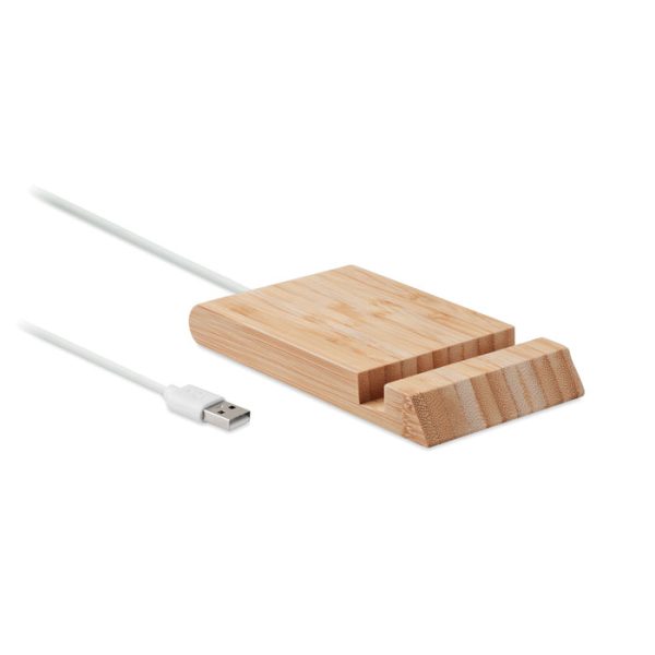Cargador Inalámbrico Bambú 10w