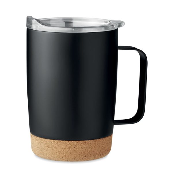 Vaso de Doble Pared de 300 Ml en color Negro