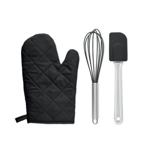 Juego Utensilios para Hornear en color Negro
