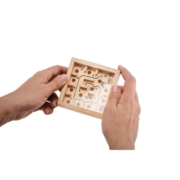 Juego de Laberinto Madera Pino