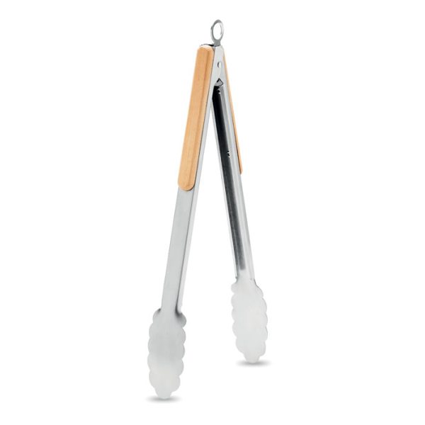 Pinzas Barbacoa de Acero Inox.