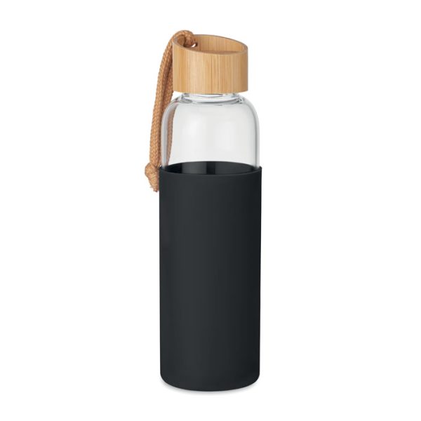 Botella Vidrio 500 Ml en Funda