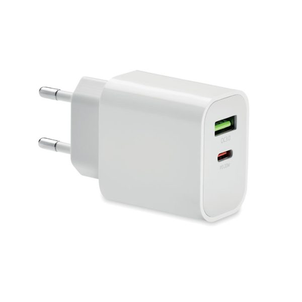 Cargador Usb de 18w 2 Puertos