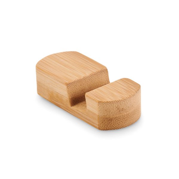 Mini Soporte Teléfono de Bambú