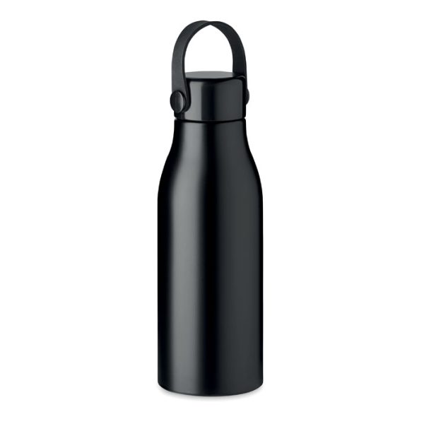Botella de Aluminio 650ml en color Negro