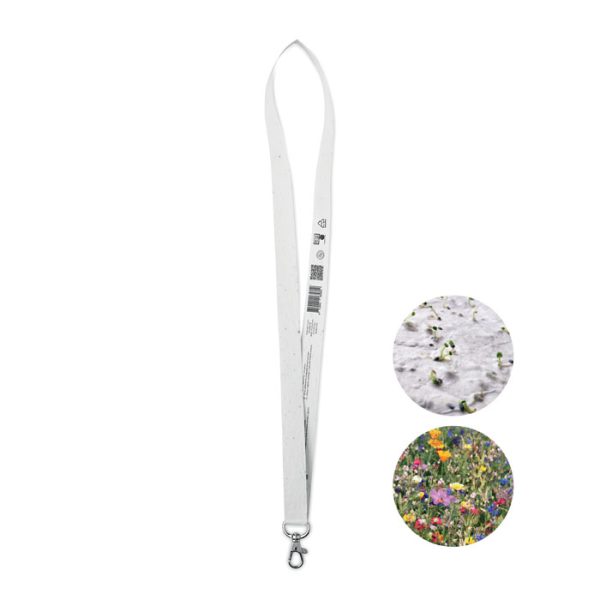 Lanyard Papel con Semillas