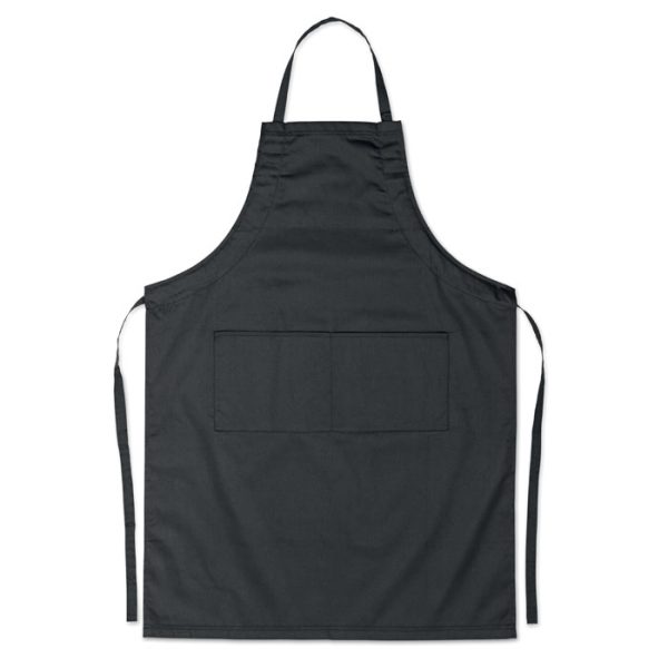 Delantal de Cocina Ajustable en color Negro