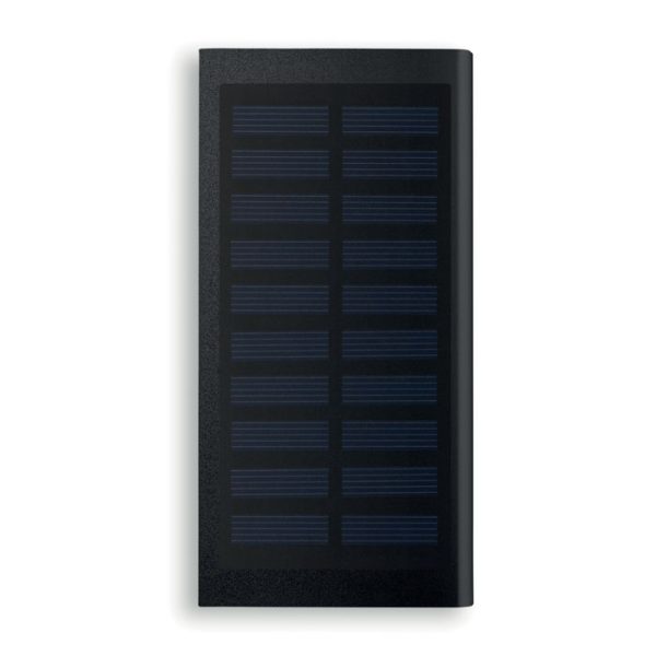 Powerbank Solar 8000mah 10.5w en color Negro