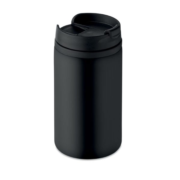Vaso de Doble Capa 250 Ml en color Negro