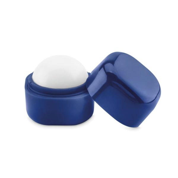 Bálsamo Labial en Caja Cúbica en color Azul
