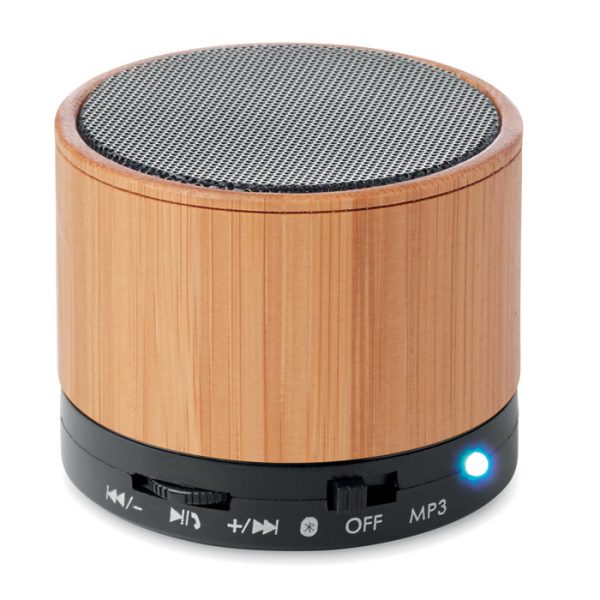 Altavoz Bambú Inalámbrico