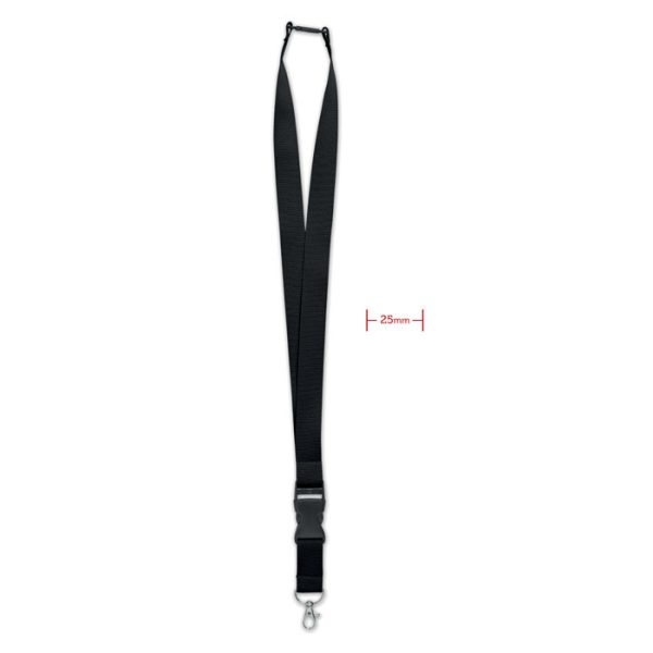 Lanyard 25mm con Mosquetón