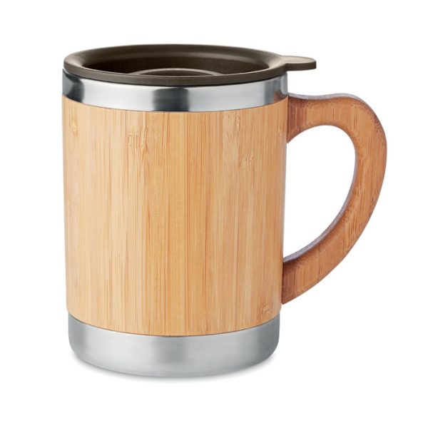 Vaso de Acero Inoxidable 300ml en color Madera