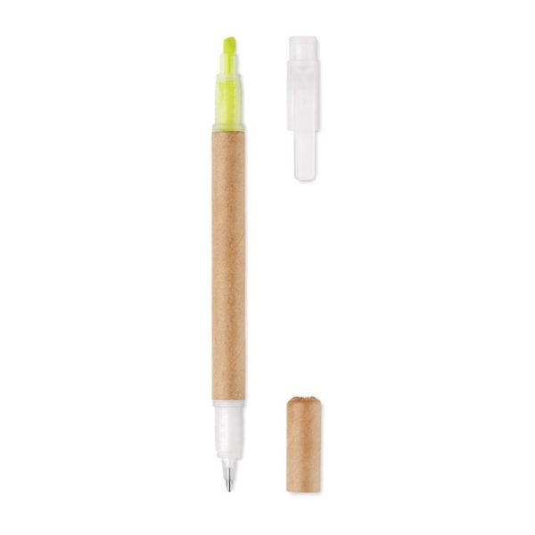 2 en 1 Boligrafo y Marcador