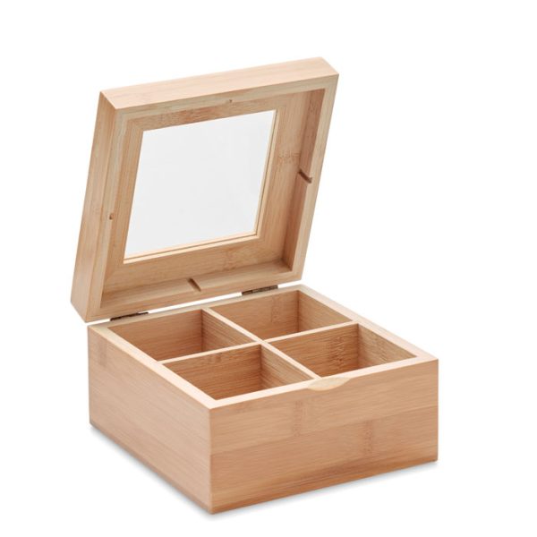 Caja de Té de Bambú