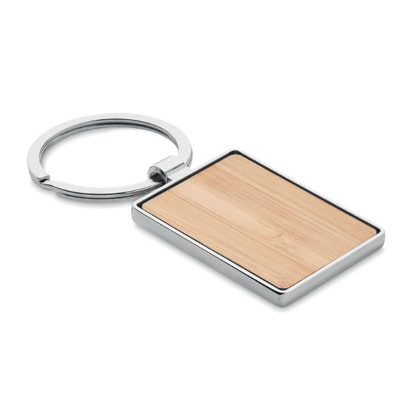 Llavero Rectangular y Bambú