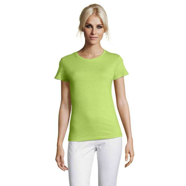 Regent Camiseta Mujer 150g en color Apple Green