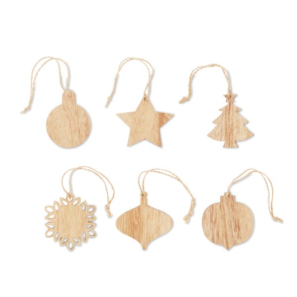 Adornos Navideños de Madera