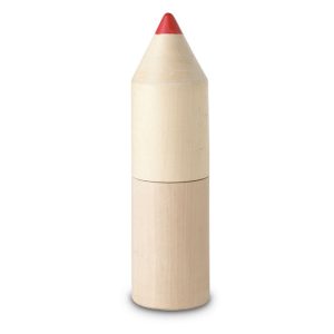 12 lápices en caja madera