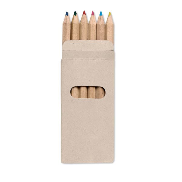 6 Lápices de Colores en Caja