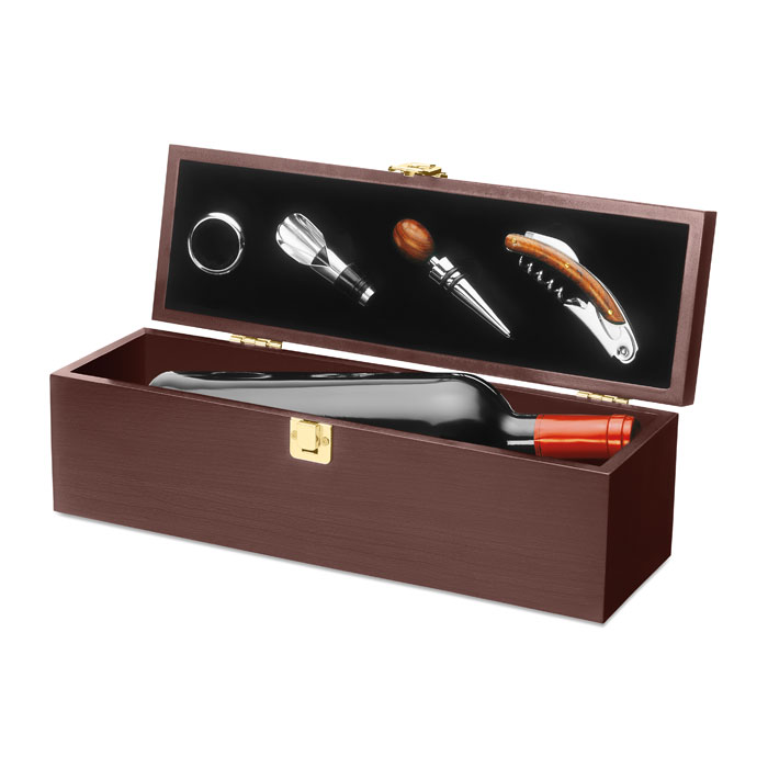 Set de vino en caja