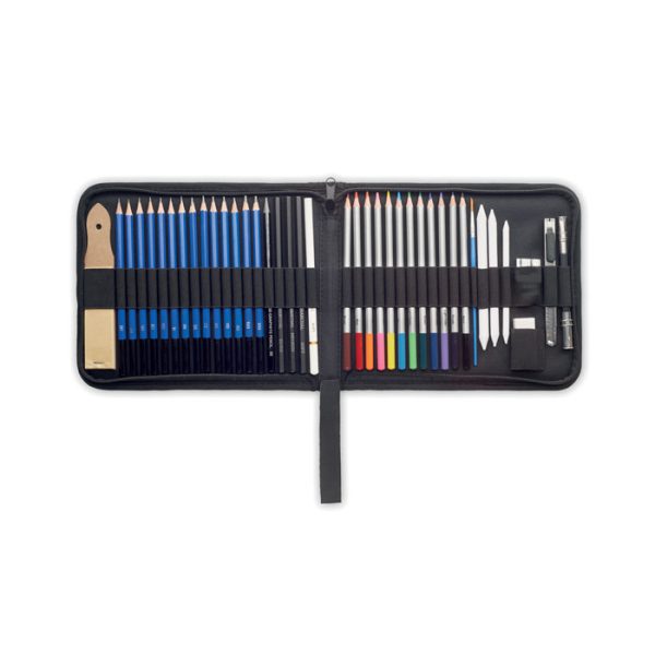 Set Dibujo 40 Piezas en Estuche