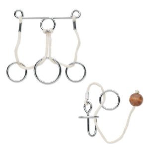 Juego rompecabezas metálicos