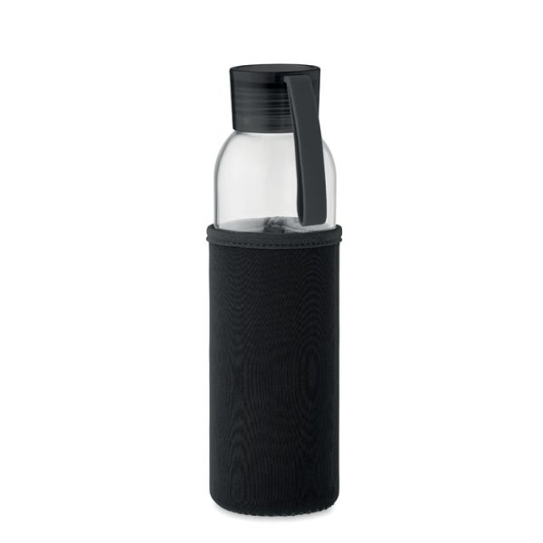 Botella Vidrio Reciclado 500 Ml en color Negro