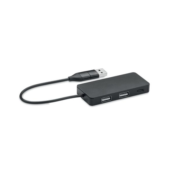 Hub 3 Puertos Cable de 20 Cm