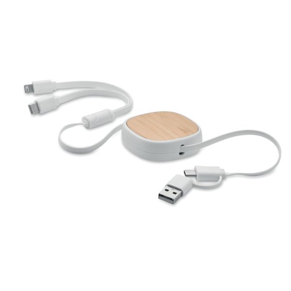 Cable Carga Retráctil Multiusb
