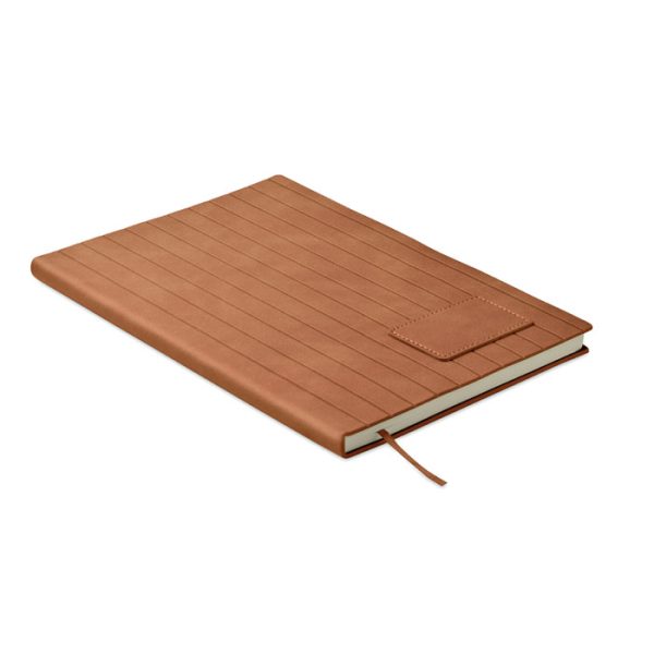 Cuaderno a5 en Pu Ahumado