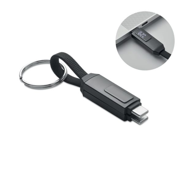 Llavero con Cable de Carga