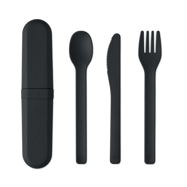 Set de Cubiertos y Funda Pla