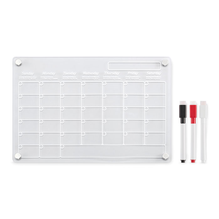 Pizarra planificadora mensual