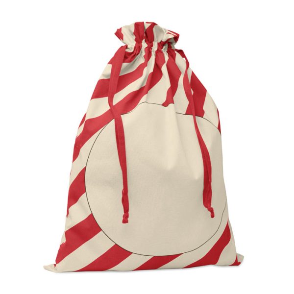 Bolsa Grande Algodón Papá Noel
