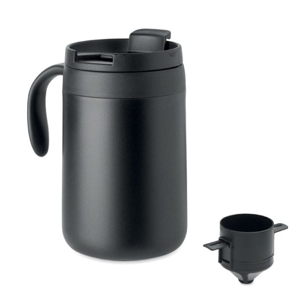 Taza Doble Pared Filtro Café